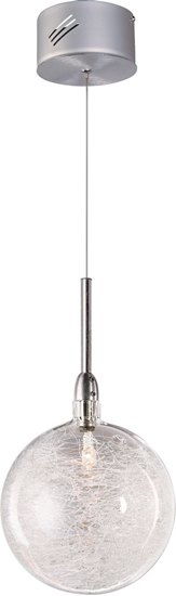 Foto para 20W Starburst 1-Light Pendant SNPC Threaded Glass 12V G4 Xenon (OA HT 18"-125")