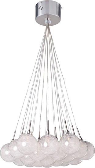 Foto para 10W Starburst 19-Light Pendant SNPC Threaded Glass 12V G4 Xenon (OA HT 24"-53")