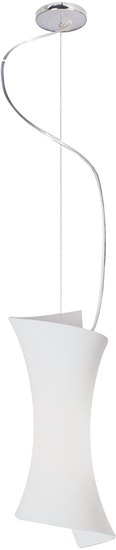 Foto para 60W Conico 1-Light Pendant SN Opal White Glass CA Incandescent (OA HT 36"-120")