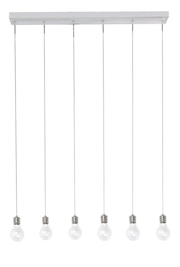 Foto para 20W Edison 6-Light Pendant PC Clear G4 (OA HT 8.5"-125.25")