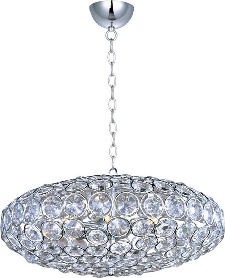 Foto para 40W Brilliant 8-Light Pendant PC Crystal Glass G9 Xenon (OA HT 18"-130")72" Chain