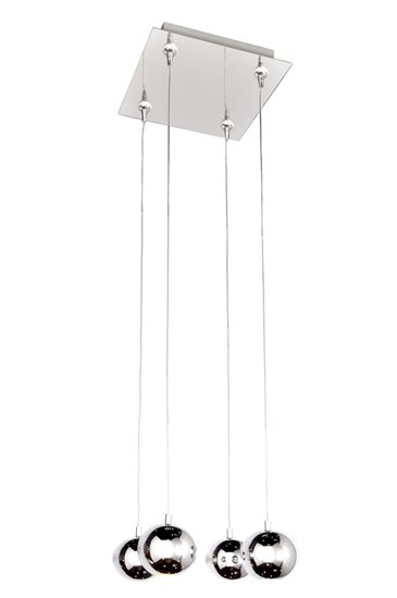 Foto para 2.4W Polaris 4-Light RapidJack Pendant and Canopy PC LED (OA HT 134")