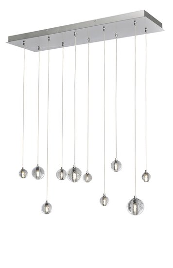 Foto para 1.5W Harmony 10-Light LED Pendant PC Bubble (OA HT 6"-126")