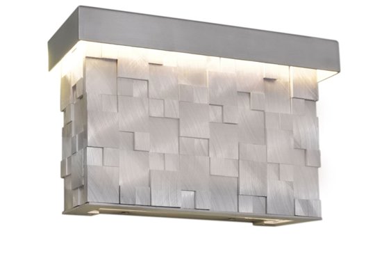 Foto para 12+6W Mosaic LED Wall Sconce Wet AL 10.75"x6.25" 