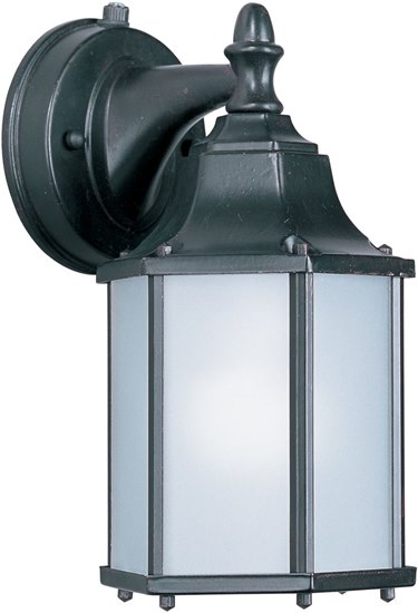 Foto para 13W 1-Light Outdoor Wall Mount EB Frosted Glass GU24 Fluorescent 5.5"x10" 6-Min