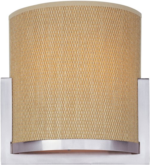 Foto para 13W Elements 2-Light Wall Sconce SN Natural Fiber GU24 Fluorescent 