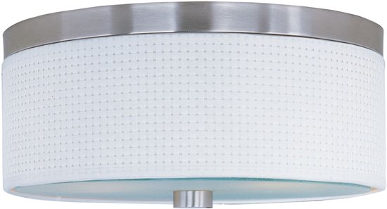 Foto para 13W Elements 3-Light Flush Mount SN Vinyl GU24 Fluorescent 