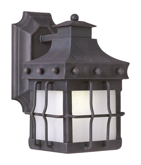 Foto para 13W Nantucket EE 1-Light Outdoor Wall Lantern CF Frosted Seedy Glass GU24 Fluorescent 