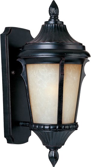 Foto para 13W Odessa EE 1-Light Outdoor Wall Lantern ES Latte Glass GU24 Fluorescent 