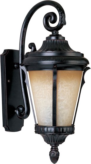 Foto para 18W Odessa EE 1-Light Outdoor Wall Lantern ES Latte Glass GU24 Fluorescent 