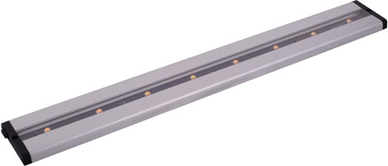 Foto para 2.37W CounterMax MX-L-LPC 24" 8-Light LED Under Cabinet AL Clear Glass Cree® LED 12-Min