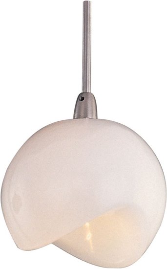 Foto para 20W Opal White 1-Light RapidJack Pendant SN Glass 12V G4 Xenon 4-Min