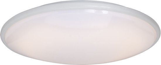 Foto para 22+32W Rim EE 2-Light Flush Mount WT White Acrylic 4-Pin T9 Circline Fluorescent 5-Min