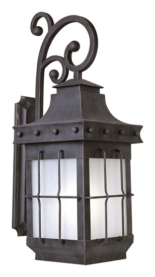 Foto para 26W Nantucket EE 1-Light Outdoor Wall Lantern CF Frosted Seedy Glass GU24 Fluorescent 11"x32" 