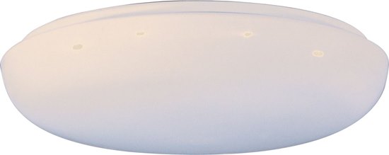 Foto para 32+40W Low Profile EE 2-Light Flush Mount WT White Acrylic 4-Pin T9 Circline Fluorescent 19"x2.5" 6-Min