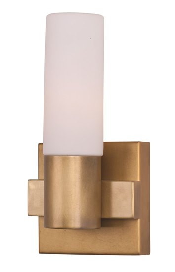 Foto para 40W Contessa 1-Light Wall Sconce NAB Satin White CA Incandescent 