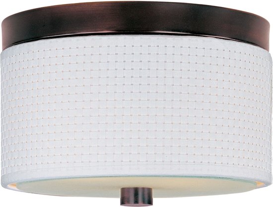 Foto para 40W Elements 2-Light Flush Mount OI Vinyl MB Incandescent 