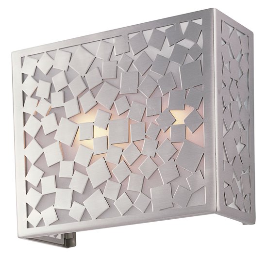 Foto para 40W Matrix 2-Light Wall Sconce SN Frosted Glass G9 Xenon 