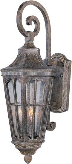 Foto para 60W Beacon Hill VX 2-Light Outdoor Wall Lantern SE Seedy Glass CA Incandescent 