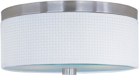 Foto para 60W Elements 2-Light Flush Mount SN Vinyl MB Incandescent 