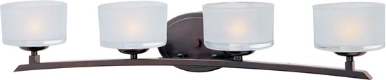 Foto para 60W Elle 4-Light Bath Vanity OI Frosted Glass G9 Frost Xenon 