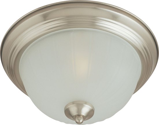 Foto para 60W Essentials - 583x-Flush Mount SN 3-lights Frosted Glass MB Incandescent 