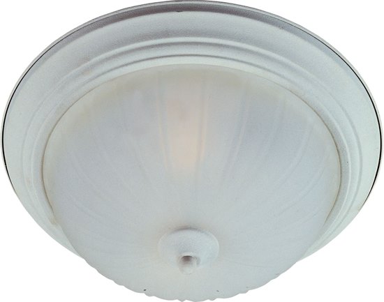 Foto para 60W Essentials - 583x-Flush Mount TW Frosted Glass MB Incandescent 