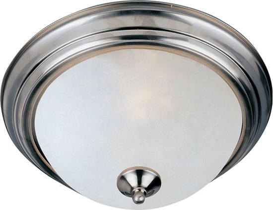 Foto para 60W Essentials - 584x-Flush Mount SN 3-lights Frosted Glass MB Incandescent 