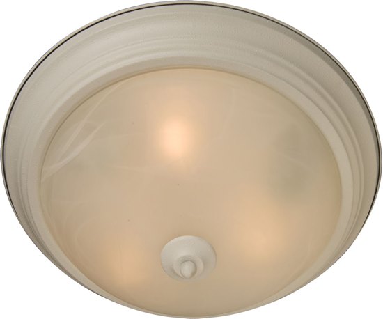 Foto para 60W Essentials - 584x-Flush Mount TW 2-lights Marble Glass MB Incandescent 