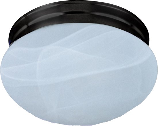 Foto para 60W Essentials - 588x-Flush Mount OI 2-lights Marble Glass MB Incandescent 8-Min