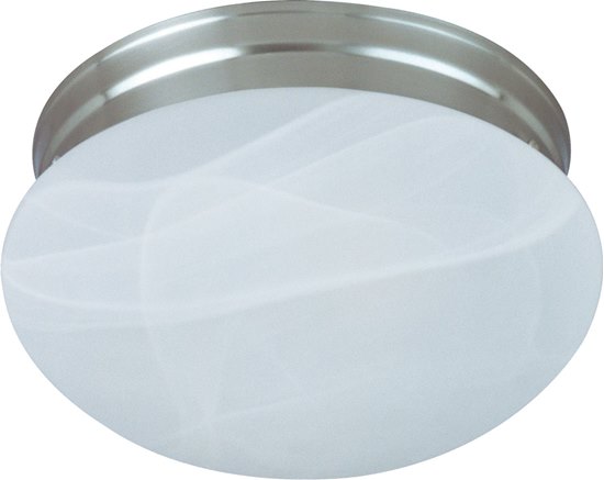 Foto para 60W Essentials - 588x-Flush Mount SN 2-lights Marble Glass MB Incandescent 8-Min