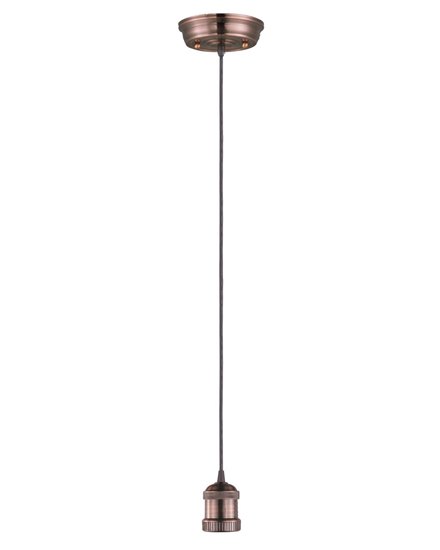 Foto para 60W Mini Hi-Bay 1-Light Pendant Cord Hung ACP MB Incandescent (OA HT 61.75") 10-Min