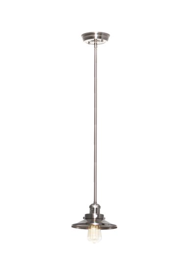 Foto para 60W Mini Hi-Bay 1-Light Pendant SN Metal MB Incandescent 8"x5.25" (OA HT 64.5")