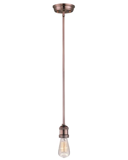 Foto para 60W Mini Hi-Bay 1-Light Pendant Stem Hung ACP MB Incandescent 5"x2.75" (OA HT 47") 10-Min