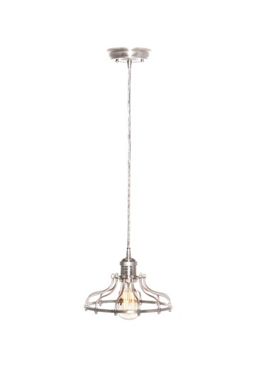 Foto para 60W Mini Hi-Bay 1-Light Pendant W/Bulb PN Metal MB Incandescent 10"x6.75" (OA HT 65.75")