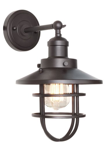 Foto para 60W Mini Hi-Bay 1-Light Wall Sconce BZ MB 8"x13.25" 