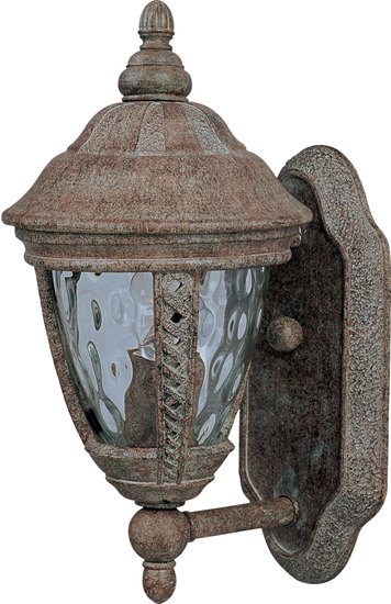 Foto para 60W Whittier VX 1-Light Outdoor Wall Lantern ET Water Glass Glass MB Incandescent 