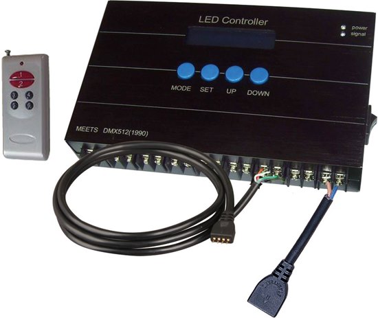 Foto para StarStrand 24V DMX512 RGB Controller 7.5"x4.5"x1.5" 50-Min