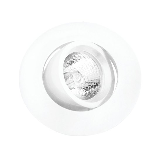 Foto para 50W Round White GX5.3 Directional 12V Spotlight