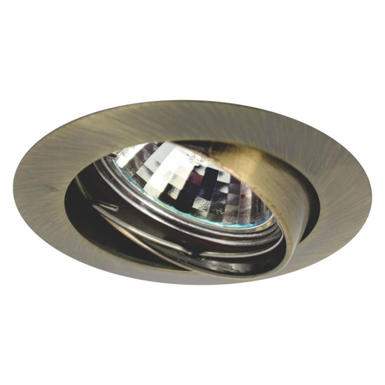 Foto para 50W Round Brass GX5.3 Directional 12V Spotlight