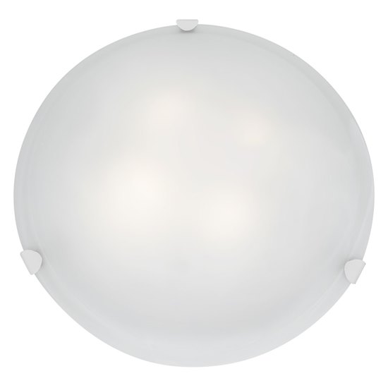 Foto para 39w (3 x 13) Mona GU-24 Spiral Fluorescent Damp Location White WH Flush-Mount (CAN Ø17.5")