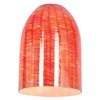 Foto para Inari Silk Wicker Red Pinot Pendant Glass Shade