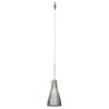 Foto para 35w Cavo GY6.35 Bi-Pin Halogen Dry Location Brushed Steel Metal Italian Wire Glass UJ Mini Pendant excluding Mono-Pod