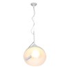 Foto para 60w Magneto E-26 A-19 Incandescent Dry Location White Adjustable Angle Pendant (CAN 4"Ø4.75")