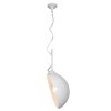 Foto para 60w Magneto E-26 A-19 Incandescent Dry Location White Adjustable Angle Pendant (CAN 4"Ø4.75")