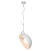 Foto para 60w Magneto E-26 A-19 Incandescent Dry Location White Adjustable Angle Pendant (CAN 4"Ø4.75")