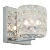 Foto para 60w Prizm G9 G9 Halogen Damp Location Chrome Clear Crystal Vanity (CAN 4.75"x4.75"x0.75")