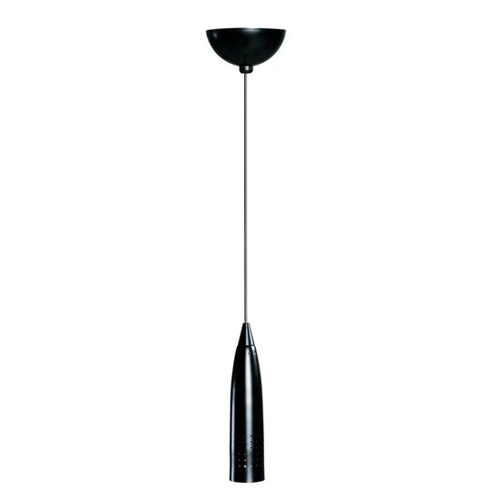 Foto para 35w Odyssey GU-5.3 MR-16  Halogen Dry Location Black Single Pendant