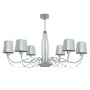 Foto para 360w (6 x 60) Milano G9 G9 Halogen Dry Location Chromed Glass Chandelier (CAN 1"Ø5")