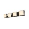 Foto para 400w (4 x 100) Nitro 2 R7s J-78 Halogen Damp Location Brushed Steel Opal 4Lt Vanity (CAN 33.25"x5.1"x0.9")